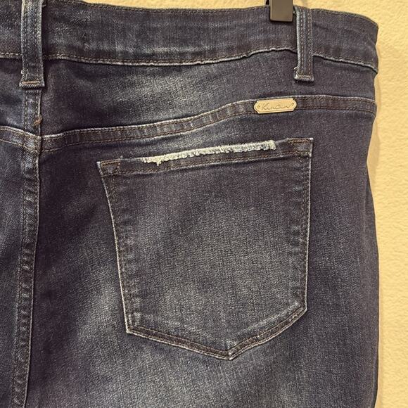 KanCan Raw Edge Zipper Skinny Jeans Size 3X - Picture 6 of 7